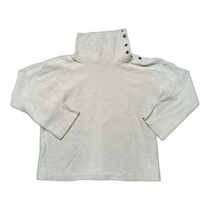 Zara Trafaluc Sweater Sweatshirt Womens Small Long Sleeve Knit Button Neck